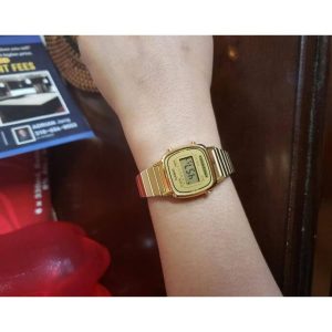 Casio – Montre femme Vintage Collection – Doré – Bracelet en acier inoxydable – LA670WGA-9DF