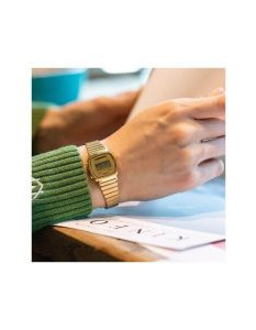 Casio – Montre femme Vintage Collection – Doré – Bracelet en acier inoxydable – LA670WGA-9DF Casio – Montre femme Vintage Collection – Doré – Bracelet en acier inoxydable – LA670WGA-9DF