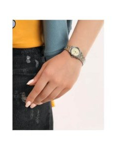 Casio – Montre femme tout en acier inoxydable – Bracelet bicolore – Cadran avec dateur – LTP-V002SG-9AUDF Casio – Montre femme tout en acier inoxydable – Bracelet bicolore – Cadran avec dateur – LTP-V002SG-9AUDF