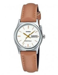 Casio – Montre classique pour femmes – Dateur jours/mois – Bracelet cuir – LTP-V006L-7B2UDF Casio – Montre classique pour femmes – Dateur jours/mois – Bracelet cuir – LTP-V006L-7B2UDF