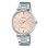 Casio – Montre femme au design simple – Étanche – Cadran saumon – LTP-VT01D-4B