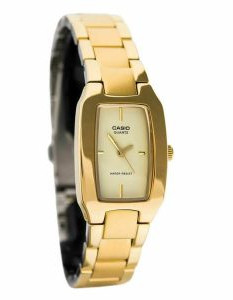  Casio – Montre femme dorée – Bracelet en acier inoxydable – LTP-1165N-9CRDF
