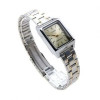 Casio – Montre carrée pour femme – Bracelet acier inoxydable bicolore – LTP-V007SG-9EUDF