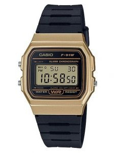 Casio – Montre Vintage Collection – Bracelet noir – F-91WM-9ADF