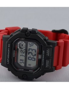 Casio – WS-1400H-4AVDF – Montre sport bracelet rouge