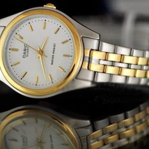 Casio – LTP-1129G-7ARDF – Montre femme bicolore classique