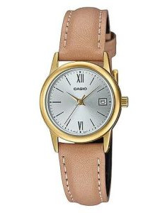 Casio – LTP-V002GL-7B3U – Montre femme classique en beige