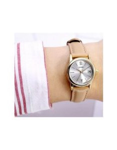 Casio – LTP-V002GL-7B3U – Montre femme classique en beige