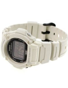 Casio – W-219HC-8BV – Montre digitale blanche