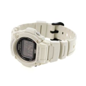 Casio – W-219HC-8BV – Montre digitale blanche