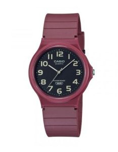 Casio – MQ-24UC-4BDF – Montre unisexe grenat et noire