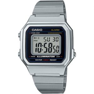 Casio – B650WD-1ADF – Montre digitale Vintage Collection argentée avec alarme