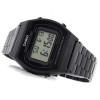 Casio – Montre digitale bracelet en acier inoxydable noir