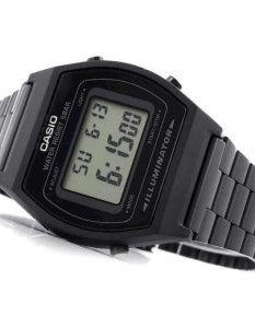 Casio – Montre digitale bracelet en acier inoxydable noir Casio – Montre digitale bracelet en acier inoxydable noir
