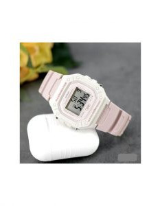 Casio – W-218HC-4A2VDF – Montre digitale rose pour femme avec bracelet en silicone