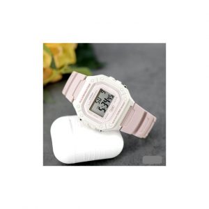 Casio – W-218HC-4A2VDF – Montre digitale rose pour femme avec bracelet en silicone