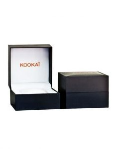 Kookai – KO010/1BM – Montre femme dorée avec cadran blanc et bracelet en acier doré