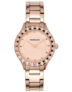 Morgan – MG001/2TM – Montre femme avec cadran bronze et bracelet en acier bronze