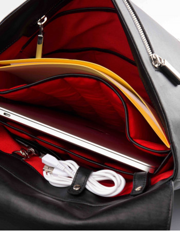 Mousafir Backpack Noir Grainé Business +