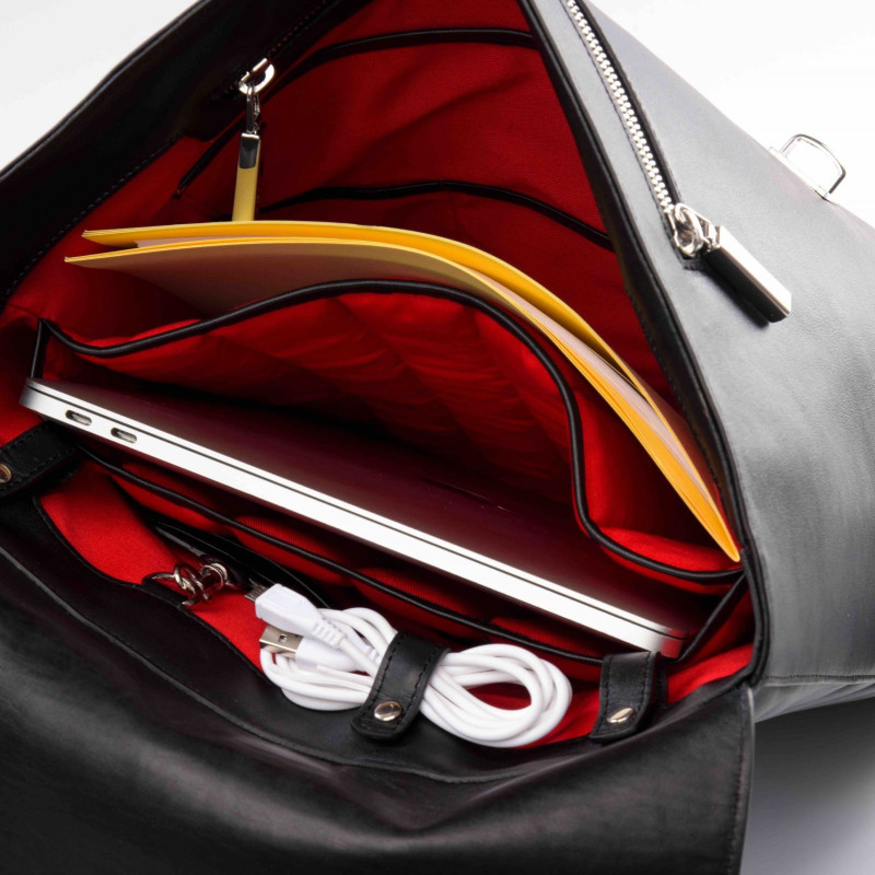 Mousafir Backpack Noir Grainé Business +