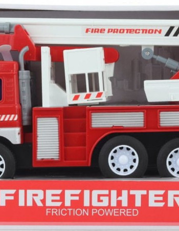 Camion de Pompier à Friction avec Lumières et Musique 