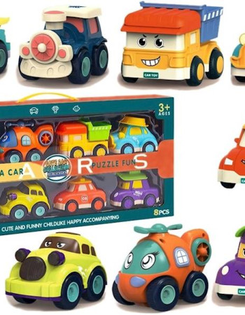 Pack Voitures Inertielles Premium – 8 Pièces de Plaisir et de Couleurs