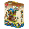 Kit de Construction Maison Arbre 6-en-1 - 1000 Pièces