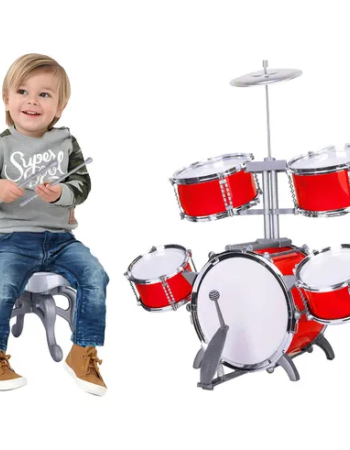 Batterie Jazz pour Enfants - 6 Pièces (Drum Set)