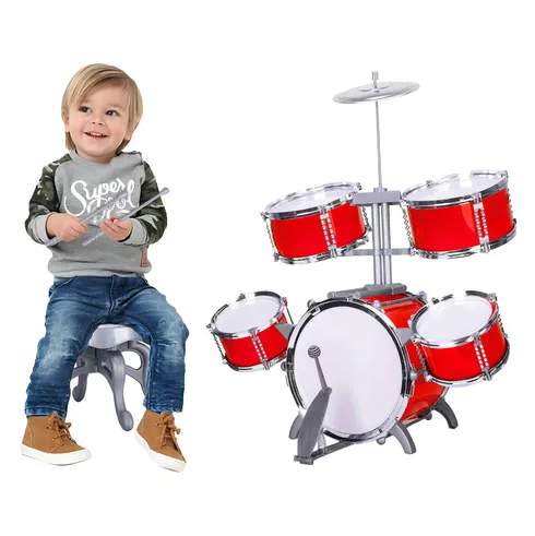 Batterie Jazz pour Enfants - 6 Pièces (Drum Set) Batterie Jazz pour Enfants - 6 Pièces (Drum Set)