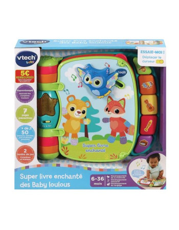 Super Livre Enchanté des Baby Loulous – Vtech (bleu)