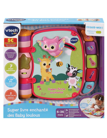 Super Livre Enchanté des Baby Loulous – Vtech (ROSE)