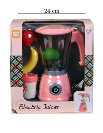 Mini Blender de Cuisine Électrique pour Enfants - Série Little Chef (rose)