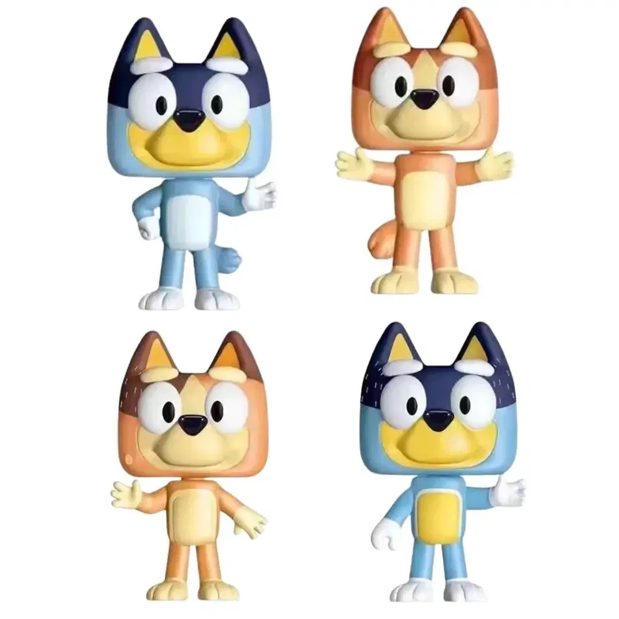 Pack Figurines Style POP - Bluey et sa Famille