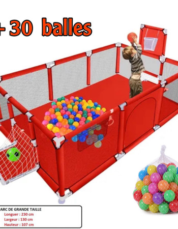 Parc de jeu enfants   0 à 6 ans (rouge)