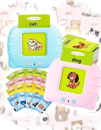 Cartes Flash Parlantes Petits Machine à Lire avec 224 Mots (anglais et arabe)