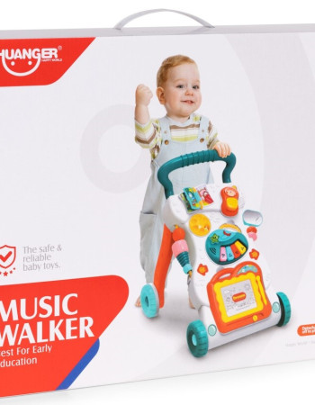 Trotteur multifonction pour bébé avec musique et lumières