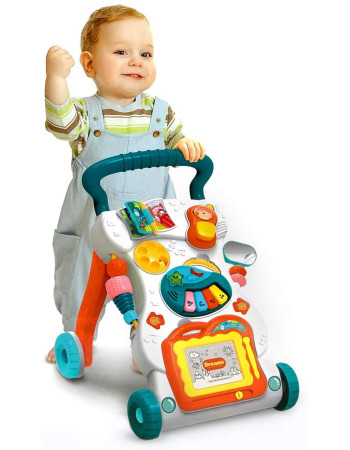 Trotteur multifonction pour bébé avec musique et lumières