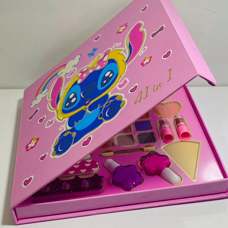 Palette de maquillage stitch 41IN1    (ROSE )