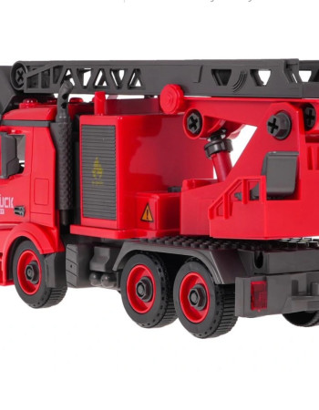 Camion de Pompiers à Monter – Avec Effets Sonores et Projection d’Eau