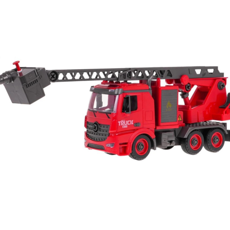 Camion de Pompiers à Monter – Avec Effets Sonores et Projection d’Eau