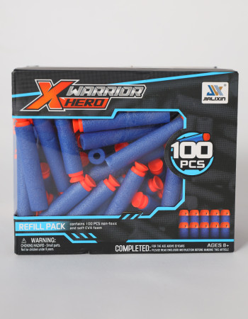 Boîte 100 Fléchettes Nerf Car Touch – À Ventouse pour Vitres et Surfaces Lisses