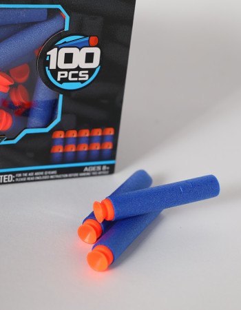 Boîte 100 Fléchettes Nerf Car Touch – À Ventouse pour Vitres et Surfaces Lisses