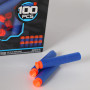 Boîte 100 Fléchettes Nerf Car Touch – À Ventouse pour Vitres et Surfaces Lisses