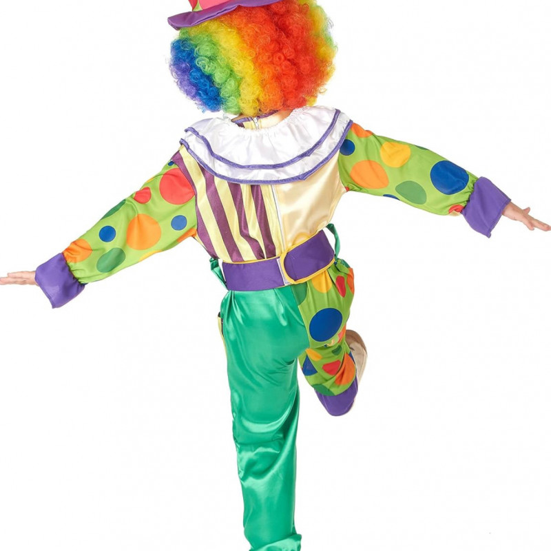 Déguisement de Clown Coloré pour Enfants (4-6 Ans) 