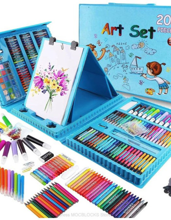 Valise de Coloriage 208 Pièces – Kit Créatif Complet pour Enfants
