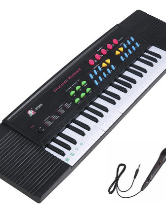 Piano Électronique 44 Touches avec Micro – Double Alimentation et Son Clair