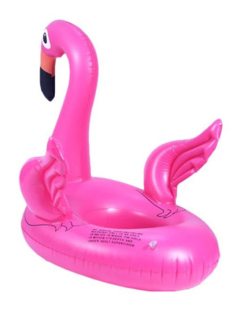 Bouée gonflable en forme de flamant rose