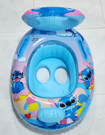 Bouée bébé avec culotte de sécurité et dossier confortable – motif Stitch