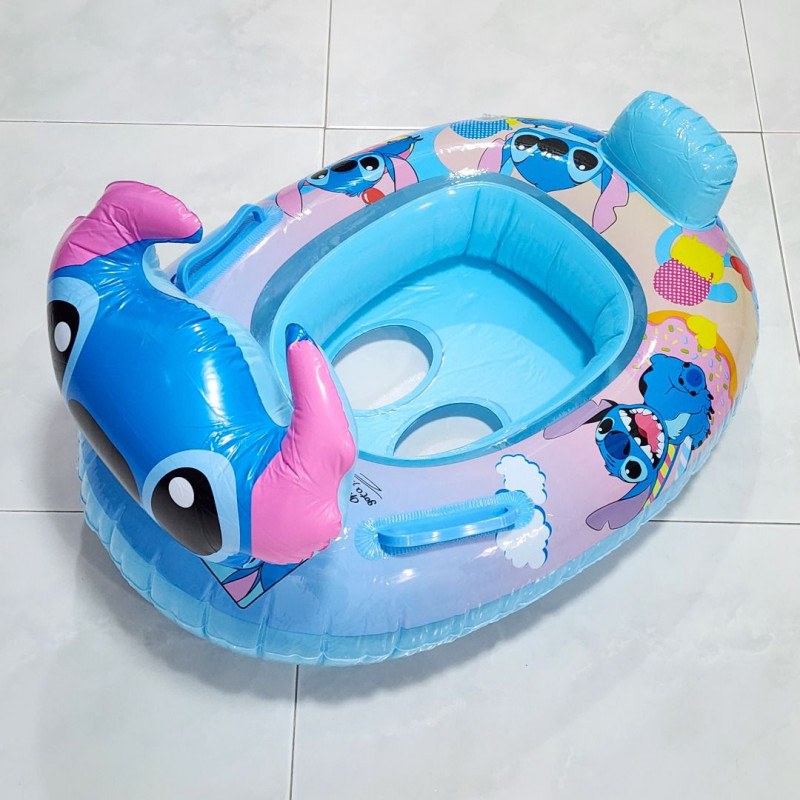 Bouée bébé avec culotte de sécurité et dossier confortable – motif Stitch