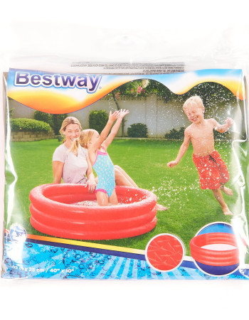 Piscine Gonflable pour Enfants Bestway – 102 cm (rouge)